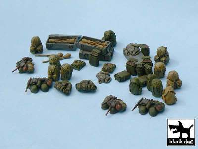 German Equipment Accessories Set 35 Resin Parts - image 2