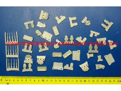 German Equipment Accessories Set 35 Resin Parts - image 3