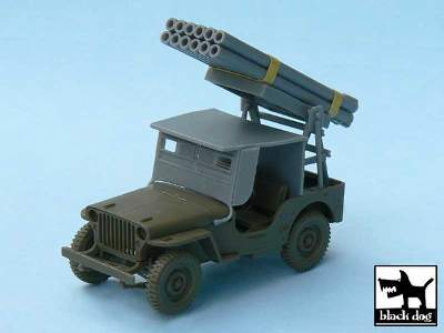 Jeep With Rocket Launcher For Tamiya 32552, 43 Resin Parts - image 3