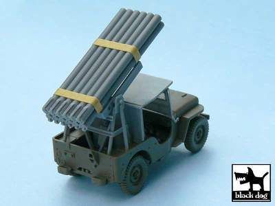 Jeep With Rocket Launcher For Tamiya 32552, 43 Resin Parts - image 4