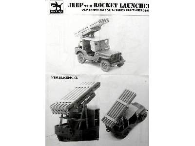 Jeep With Rocket Launcher For Tamiya 32552, 43 Resin Parts - image 7