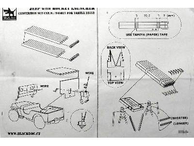 Jeep With Rocket Launcher For Tamiya 32552, 43 Resin Parts - image 8