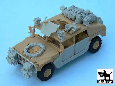 Humvee Iraq War Accessories Set For Tamiya, 30 Resin Parts - image 2