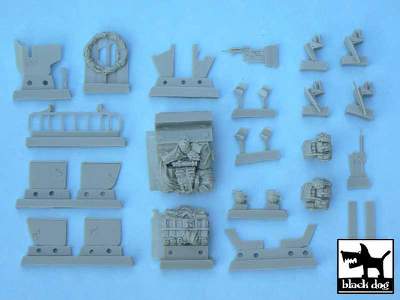 Humvee Iraq War Accessories Set For Tamiya, 30 Resin Parts - image 5