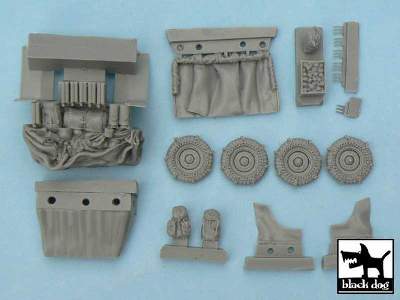 Krupp Protze Accessories Set For Tamiya 32534, 19 Resin Parts - image 5