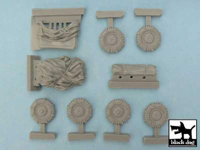 M 20 Accessories Set For Tamiya 32556, 9 Resin Parts - image 5