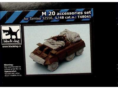 M 20 Accessories Set For Tamiya 32556, 9 Resin Parts - image 7