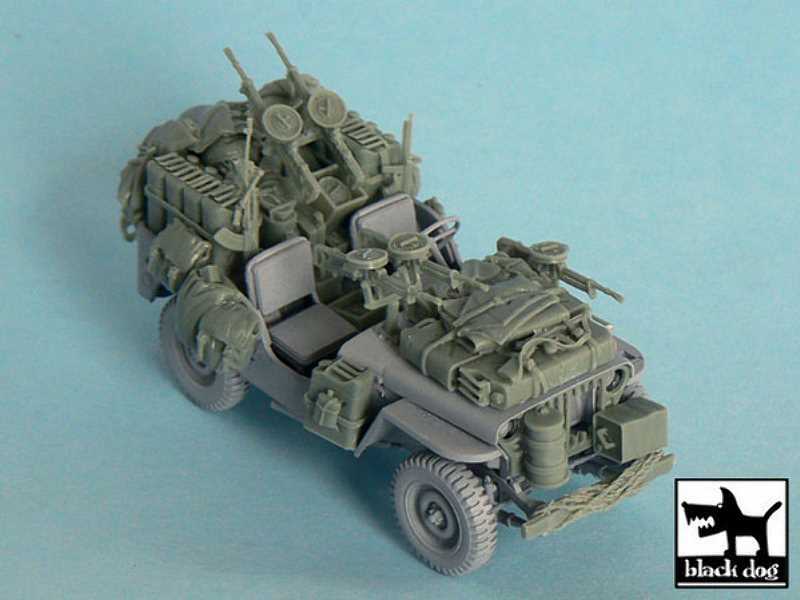 British Sas Jeep North Africa 1942 For Tamiya 32552, 34 Resin Pa - image 1