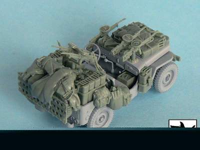 British Sas Jeep North Africa 1942 For Tamiya 32552, 34 Resin Pa - image 3