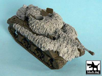 Firefly Hessian Tape Camo Net For Tamiya 32532, 6 Resin Parts - image 4