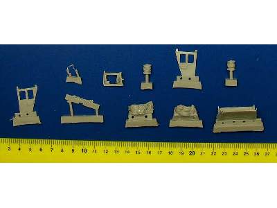 US 2 1/2 Ton Cargo Truck Accessories Set For Tamiya 32548, 10 Re - image 3