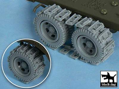 US 2 1/2 Ton Cargo Truck Traction Devices For Tamiya 32548, 42 R - image 1