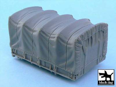 US 2 1/2 Ton Cargo Truck Cargo Bay Canvas For Tamiya 32548, 1 Re - image 1