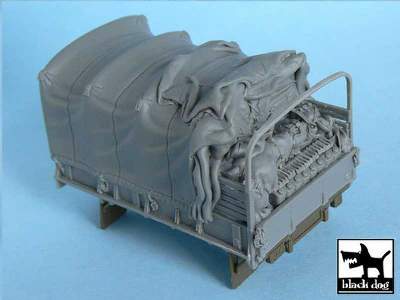 US 2 1/2 Ton Cargo Truck Open Cargo Bay Canvas For Tamiya 32548, - image 1