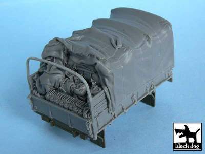 US 2 1/2 Ton Cargo Truck Open Cargo Bay Canvas For Tamiya 32548, - image 2