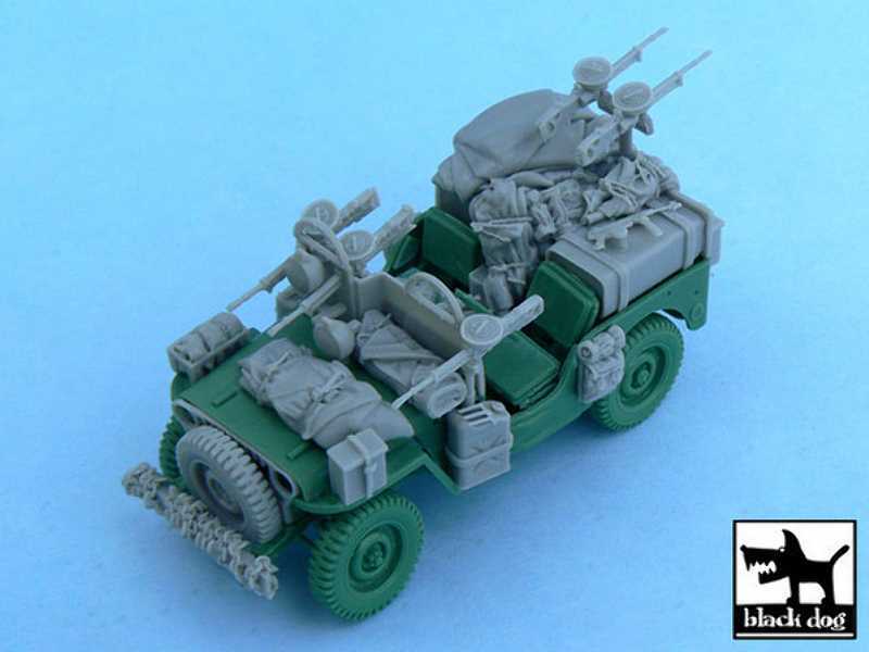 British Sas Jeep Europe 1944 For Tamiya 32552, 52 Resin Parts - image 1