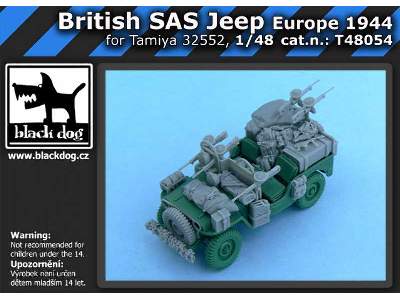 British Sas Jeep Europe 1944 For Tamiya 32552, 52 Resin Parts - image 5