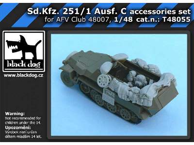 Sd.Kfz. 251/1 Ausf.C Accessories Set For Afv Club Af48007, 27 Re - image 5