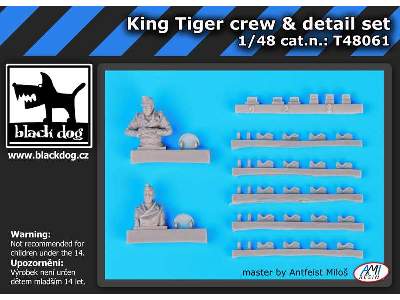 Jag Tiger Tank Crew Plus Detail Set For Tamiya - image 3