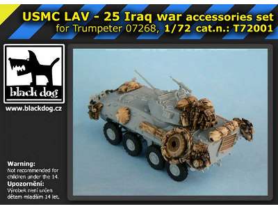 Lav 25 Iraq War For Trumpeter 07268, 17 Resin Parts - image 5