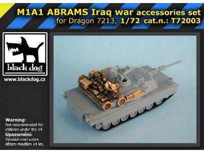 M1a1 Abrams Iraq War For Dragon 07213, 7 Resin Parts - image 5