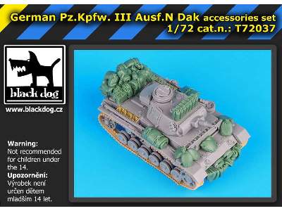 German Pz.Kpw Iii Ausf.N DAK Accessories Set For Dragon - image 5