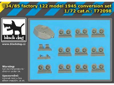 T 3485 Factory 122 Model 1945 Conversion Set For Trumpeter - image 4