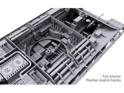 Panther Ausf. A Sd.Kfz.171 early production - full interior kit - image 3