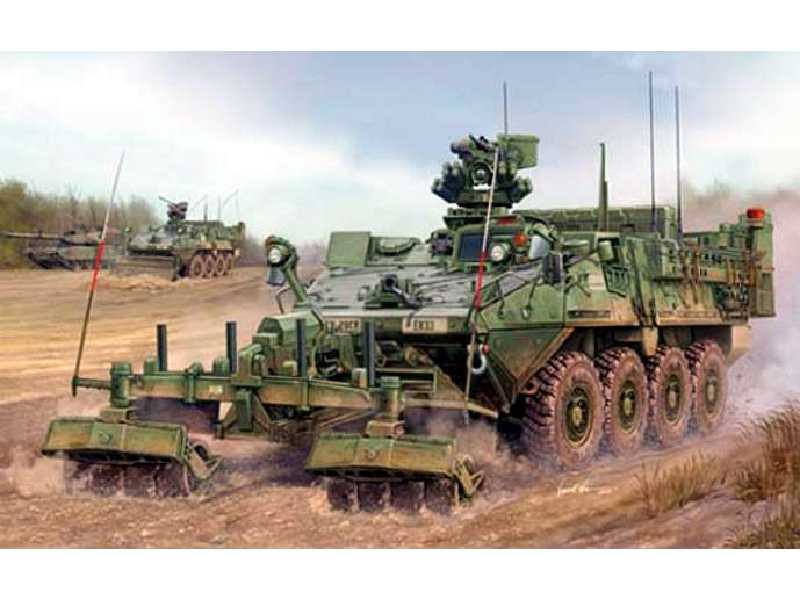 M1132 Stryker Engineer Squad Vehicle w/LWMR-Mine Roller/SOB - image 1