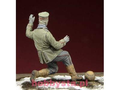 WWI German Infantryman Playing Football - image 3