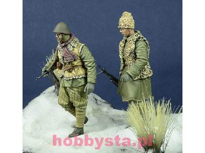 WWII Romanian Infantry Walking - image 2