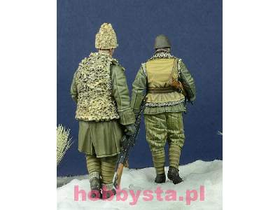 WWII Romanian Infantry Walking - image 3