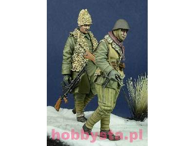 WWII Romanian Infantry Walking - image 4