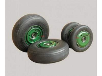 Resin Wheels To Mig-29a - image 1