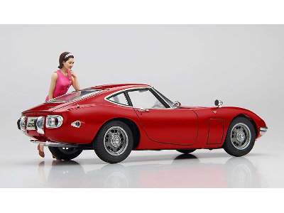 Toyota 2000GT w/Girls Figure Limited Edition - image 3