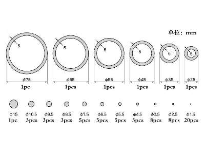 Plastic Circle Board B-set - image 2