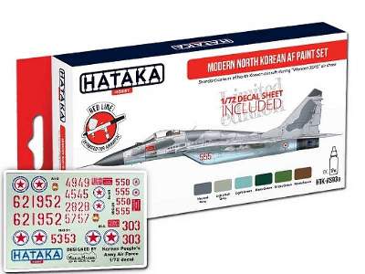 As93d Modern North Korean Af Paint Set - image 1