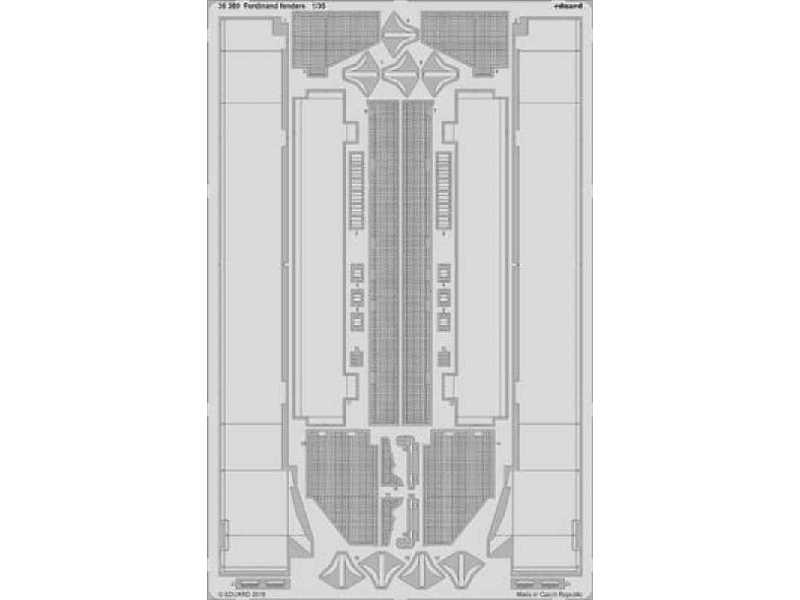 Ferdinand fenders 1/35 - Zvezda - image 1