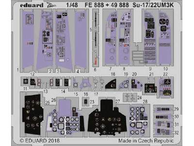 Su-17/22UM3K interior 1/48 - Kitty Hawk - image 1