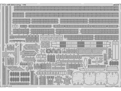 HMS Belfast railings 1/350 - Trumpeter - image 1