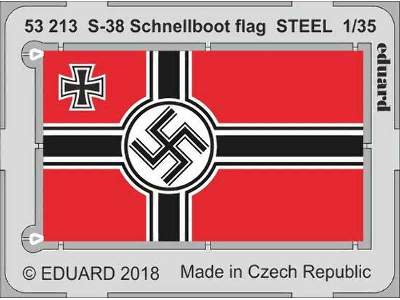 S-38 Schnellboot flag STEEL 1/35 - Italeri - image 1