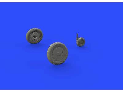 Bf 109G-6 wheels 1/48 - Tamiya - image 2