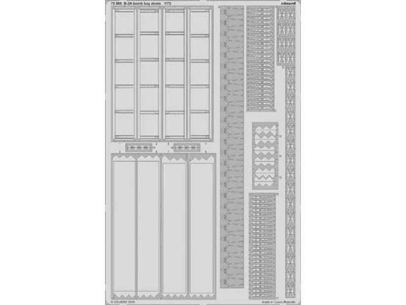 B-2A bomb bay doors 1/72 - Modelcollect - image 1