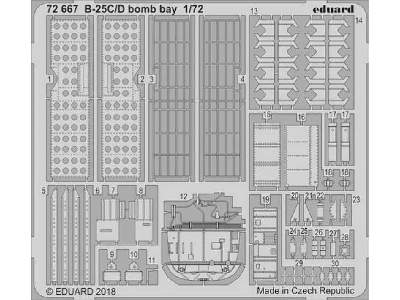 B-25C/ D bomb bay 1/72 - Airfix - image 1