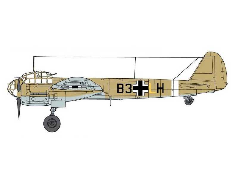 Ju88A-4 Schnell Bomber + Luftwaffe Ground Crew (Orange Series) - image 1