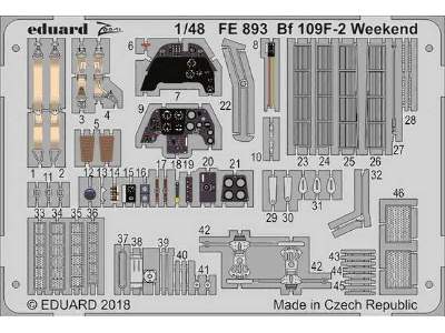 Bf 109F-2 Weekend 1/48 - Eduard - image 1