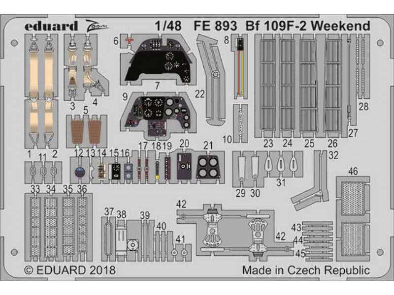 Bf 109F-2 Weekend 1/48 - Eduard - image 1