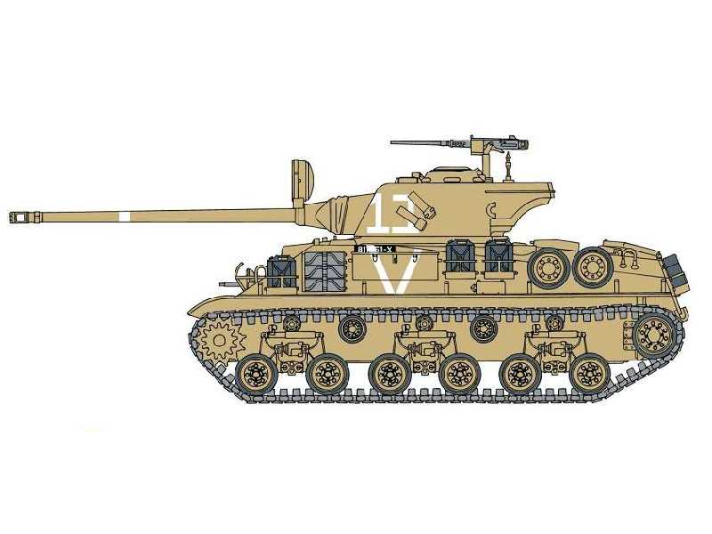 Israeli M50 Super Sherman + Israeli Paratroopers (Orange Series) - image 1