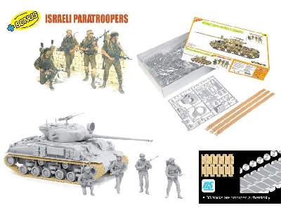 Israeli M50 Super Sherman + Israeli Paratroopers (Orange Series) - image 2