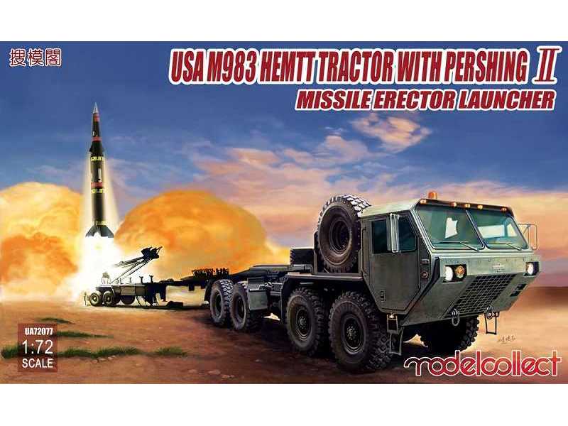 USA M983 Hemtt Tractor With Pershing II Missile Erector Launcher - image 1